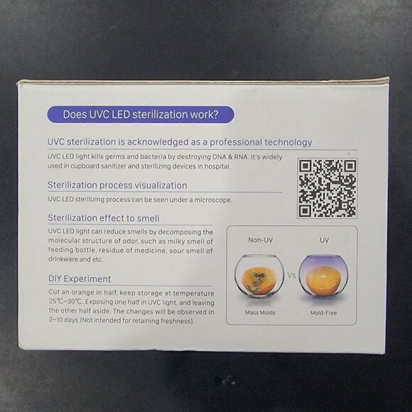 SUNUV UVC LED Sterilizing Box 59S Model S2 euc - Picture 7 of 7